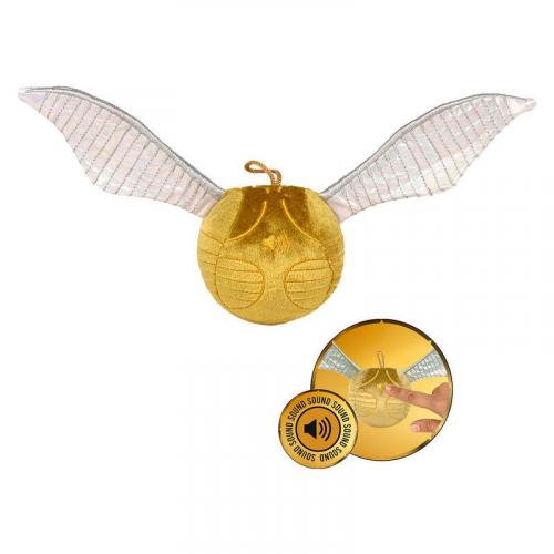 Harry Potter golden snitch plush with sound / Harry Potter pluszak złoty znicz z dźwiękiem