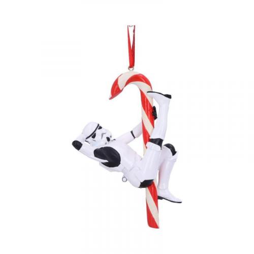 Star Wars Stormtrooper Candy Cane Hanging Ornament (12 cm) / wisząca ozdoba Gwiezdne Wojny - Szturmowiec na lukrecji (12 cm)