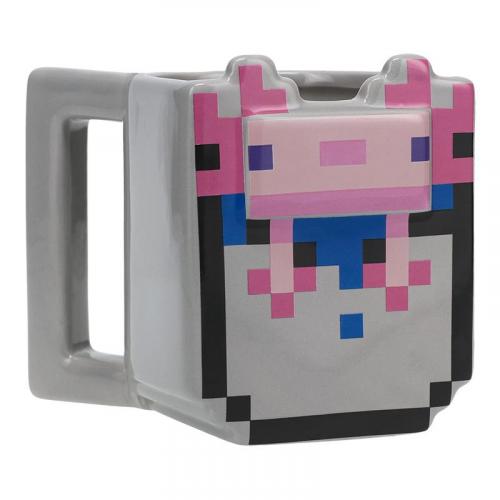Minecraft Axolotl 3D Shaped Mug / kubek 3D Minecraft Axolotl