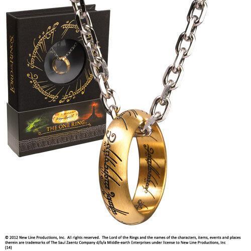 Lord of the Rings - The One Ring (stainless steel on chain) / Władca Pierścieni - Pierścień (zawieszka ze stali nierdzewnej na łańcuszku)