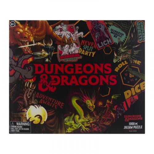 Dungeons and Dragons jigsaw (1000 pcs) / Puzzle Dungeons and Dragons (1000 elementów)