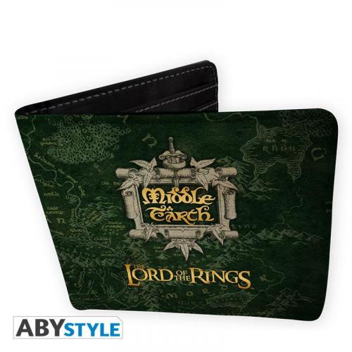 Lord of the Rings wallet vinyl - Middle Earth / Władca Pierścieni portfel winylowy - Śródziemie - ABS