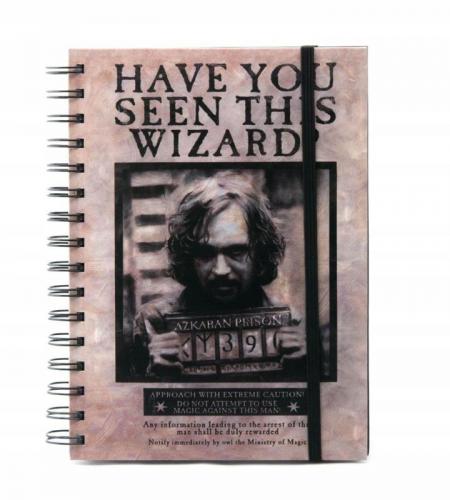 HARRY POTTER (WANTED SIRIUS BLACK) A5 NOTEBOOK / Notatnik A5 Harry Potter - WANTED SIRIUS BLACK