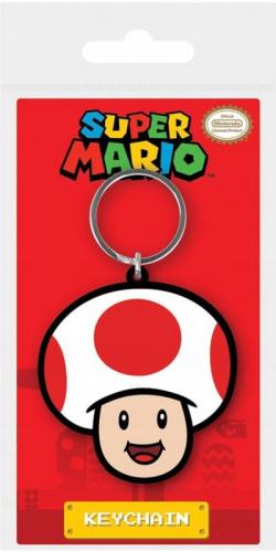 Super Mario rubber keychain - Toad / brelok gumowy Super Mario - Toad