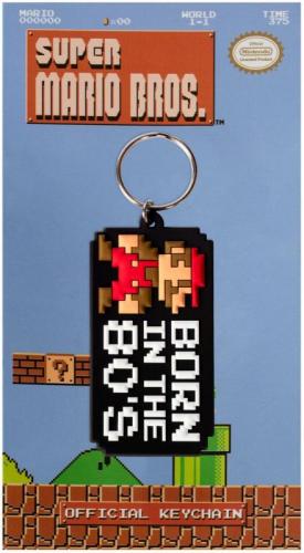 Super Mario rubber keychain - Born in the 80's / brelok gumowy Super Mario - urodzeni w latach 80