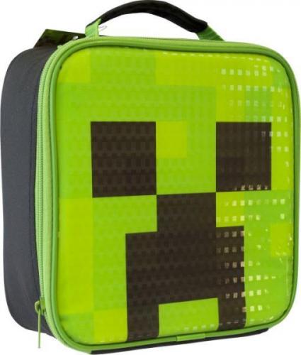 Minecraft Creeper Cubic lunch bag / Torba śniadaniowa Minecraft Creeper