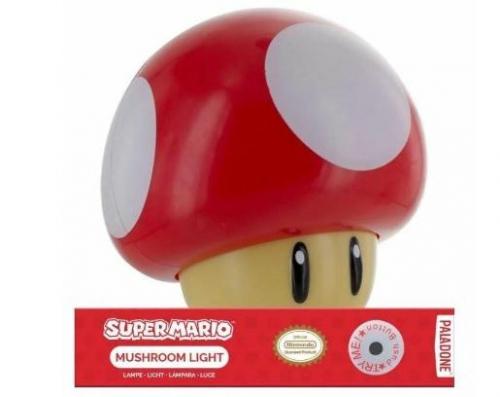 Nintendo Mushroom Light with sound - Try me / Nintendo lampka Grzybek z dźwiękiem (funkcja: Try me)